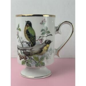 VTG Royal Crown Bird In Love Coffee mug Lovebird Series